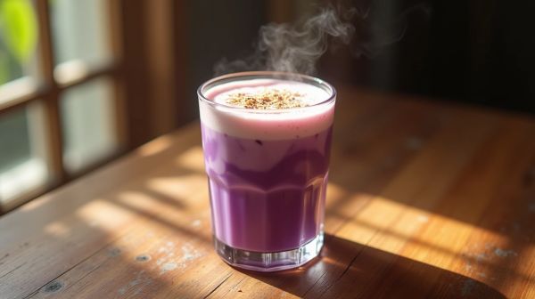 Gesund und lecker: So bereitest du deinen Ube Latte zu